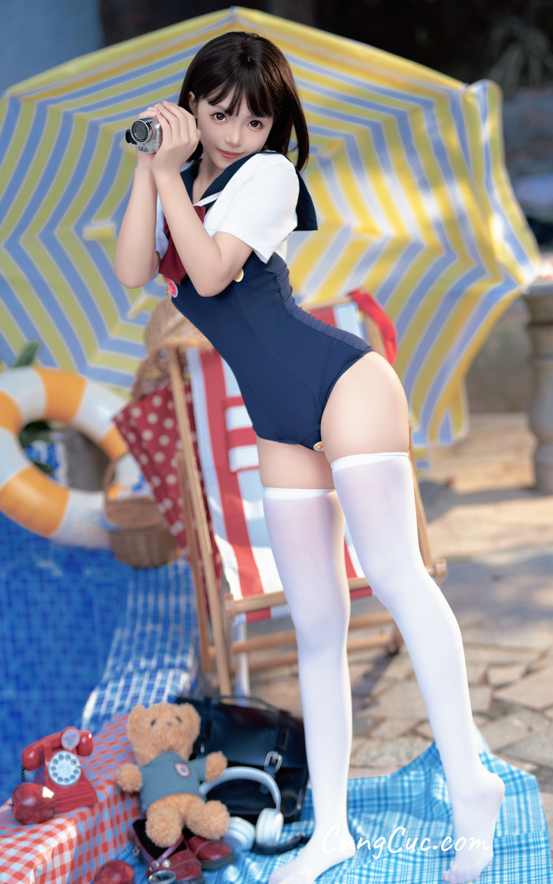 Coser@Bangni邦尼 – 反差JK泳装